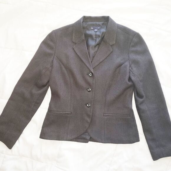 Gap Factory Blazer Jackwt XSmall Size 1 - Picture 3 of 8